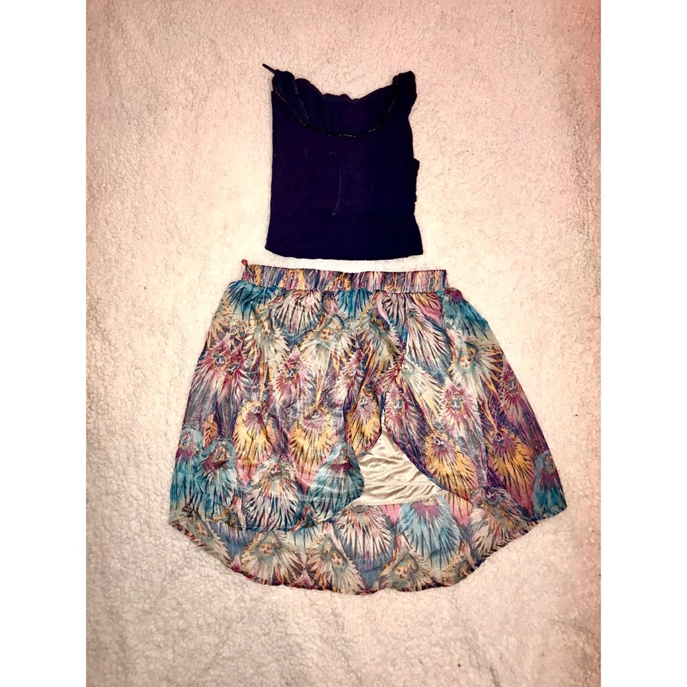 Wetseal colorful skirt